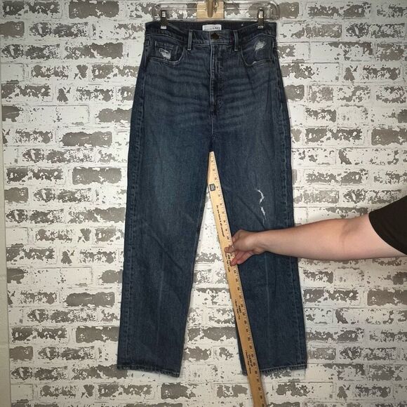 Loft | women distressed 90’s high waist straight denim - Picture 6 of 10